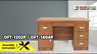 HOW TO ASSEMBLE OFFICE TABLE | OFT-1202P - 1404P