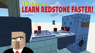 10 Tips to LEARN REDSTONE FASTER - A Minecraft How-To Video