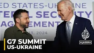 US, Ukraine sign 10-year security pact including F-16s during G7 summit