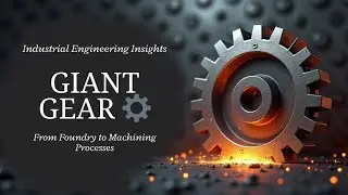 &ldquo;Giant Gear Manufacturing ⚙️ | From Foundry Casting to Final Machining&rdquo;
