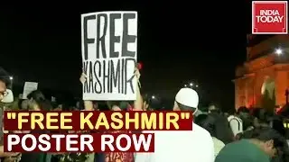 Should Sedition Be Charged For Holding &lsquo;Free Kashmir&rsquo; Poster ? | India First