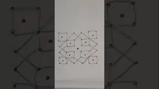 6*6Dot easy rangoli design #youtubeshorts #rangoli #dialyrangoli #muggulu #yt#shots #youtube