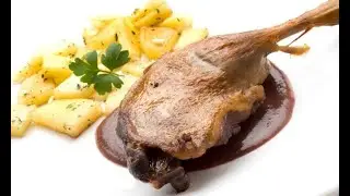 Receta de confit de pato con patatas y salsa de higos - Karlos Arguiñano