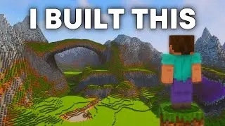 Я построил САМЫЙ БОЛЬШОЙ горный хребет в Minecraft