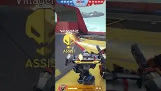 Panther's Disc Launcher Dominance: Control Point Clash on Skyship 11! #mecharena #gaming