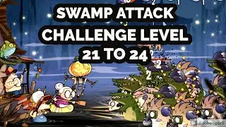 Swamp Attack Challenge Level 21 to 24 (I have a Guitar instead of a shotgun😓)