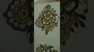 #How to draw henna bunch #latest henna patch design 3 different styles of henna bunch. #shorts
