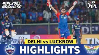Delhi Capitals vs Lucknow Super Giants 4th IPL 2025 Match Highlights | DC vs LSG IPL 2025 Highlights