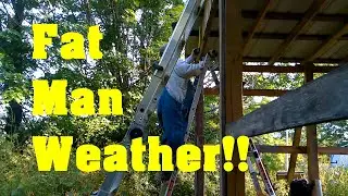 Finishing the UPPER WEST Wall Boxing Tractor Shed Build ASMR Homesteading 101 #diy #homesteading
