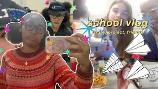 SCHOOL VLOG: b-day schedule, making pizza, physics! 👩🏾&zwj;🍳📚✨