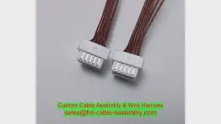 I-PEX 20633-220T-01S micro coaxial cable b2b supplier custom fine-pitch coax cable 48 AWG ultra-micr