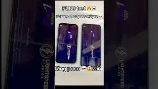 # iPhone 11 vs poco x3 pro #which is better//for pubg#shortsyoutube #short Mr Amir Yt 😱