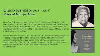 MAPEH 10 / MUSIC 3RD QUARTER/ LESSON 1: TRADITIONAL FILIPINO COMPOSER of the 20th Century