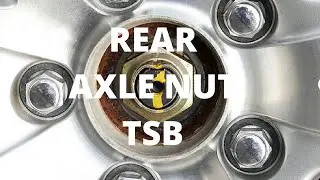 Rear Axle Nut TSB | Honda S2000