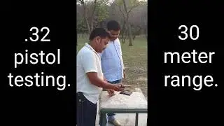 .32 Ashani MK 2 Pistol fire Testing / IOF PISTOL TESTING.