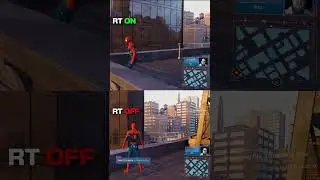 Raytracing ON vs OFF #spiderman remastered #gaming