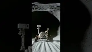 Rover Walking on the Moon Surface | #spacetravel