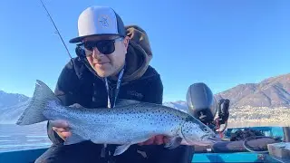 Pesca alla trota di lago con deviatori