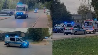 ALARMOWO| 2 Radiowozy Policji i 1 Karetka Pogotowia do miejscowego zagrożenia