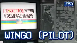 Wingo Classic TV Game Show Pilot (1958) - BuzzerBlog NTSC