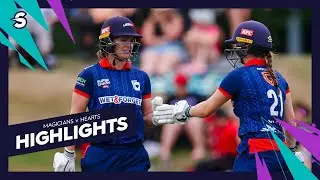 50s for Halliday/Catton - Magicians V Hearts | Super Smash 2026