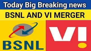 Today Big Breaking news | BSNL And VI Merger | Save 2 Company