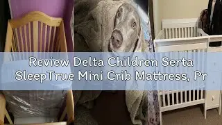 Review Delta Children Serta SleepTrue Mini Crib Mattress, Premium Sustainably Sourced Fiber Core, Hy