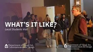 Local Students Visit the Department of Visual Art, Communication & Design at Andrews University