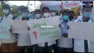 ap junior doctors who are strikes across the state