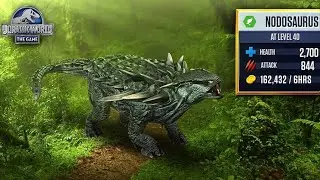 I Won The NODOSAURUS! Jurassic World The Game