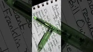 Writing Wed 06 Sep PenBBS 308 and Cult Pens Deep Dark Green #shorts