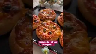 #mini #pizza #bites #RamadanFlavors #RamadanCooking #HomemadeIftar #RamadanKitchen #shorts #video