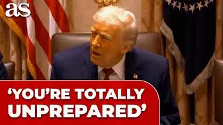 TRUMP faces HEATED MOMENT with REPORTER at the WHITE HOUSE