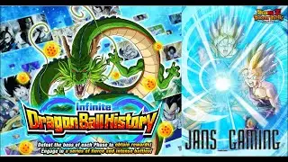ALL MISSIONS DONE! UNIVERSE 6 RAPID GROWTH INFINITE DRAGON BALL HISTORY CLEAR! (DBZ: Dokkan Battle)