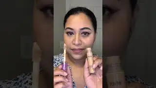 Lancome vs Tarte concealer #shorts #youtubeshorts #makeup #review #lanc&ocirc;me #tarte #concealer