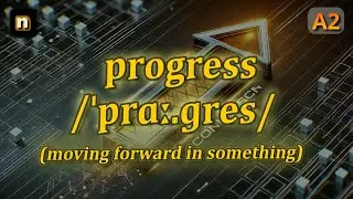 [n] Progress meaning (moving forward in something) with 5 examples