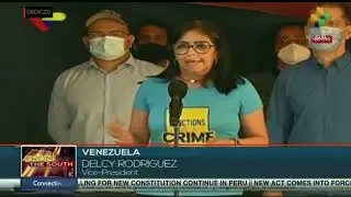 Delcy Rodriguez: Let's vote for our self-determination