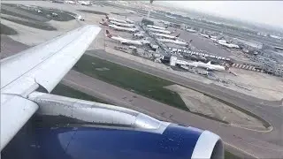 BUSY RUNWAY | British Airways A320 Takeoff from London Heathrow Airport