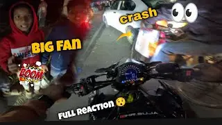 Night ride 🔥 full বাওয়াল   বাচ্চা party 🥳super bike  reaction 👀 kaka cycle নিয়ে মেরে দিলো 💥