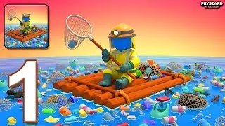 Idle Simulator Clean The Water - Gameplay Walkthrough Part 1 - Turn Trash Into Gold (iOS, Android)