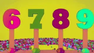 LEARN NUMBERS WITH COLORFULL BALLS  WITH EFFECTS