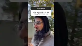 Is this upside app it earning money from it halal way?
