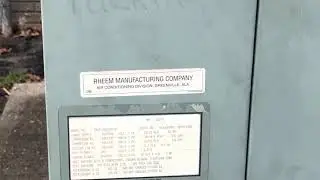 Several Rheem and York packaged units (not running）