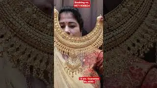 jodha necklace set | gold plated | premium | rs.6500- | booking no.9971930824