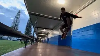 Got one of my weaknesses today! Switch 360 Flip - Trick Challenge - Nate Nahina @BumbaiWeLearn 