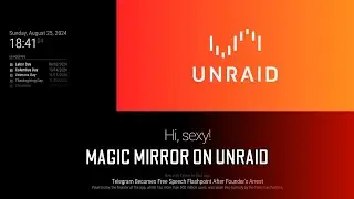 Install Magic Mirror on Unraid