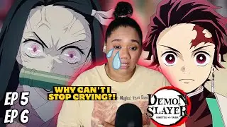 First Time Watching *Demon Slayer* 1x5 1x6 Muzan Kibutsuji TURNED NEZUKO! Reaction/Review