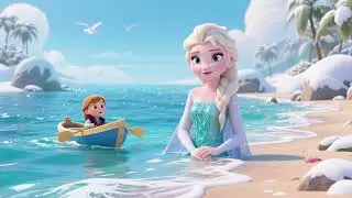 The Ocean Shore Adventure of Elsa 3! 🌊❄️ | Magical Frozen Fun by the Sea