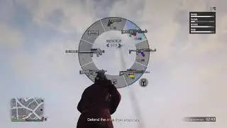 GTA V: I shoot try-hard out of jet with Combat MG.