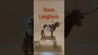Needle Felted Texan Longhorn | Handmade Wool Art
